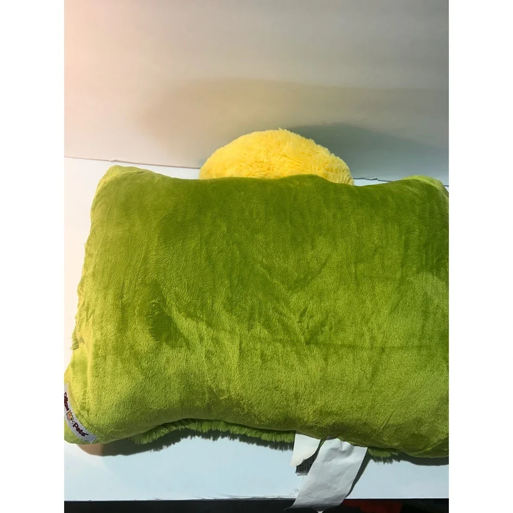 Pillow Pets Green Frog Plush Stuffed Animal Travel Pillow 18 in 2010